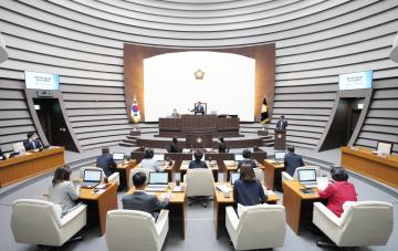 제276회 광주시의회 임시회 제1차 본회의 개회