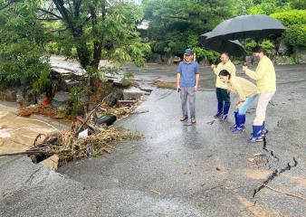 광주시의회 수해 피해현장 방문