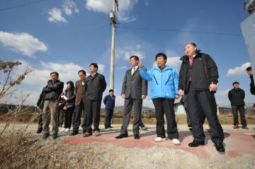 수해 대책마련을 위한 광주시의회-용인시의회 합동점검