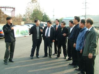 중대동 추모공원조성사업 현장